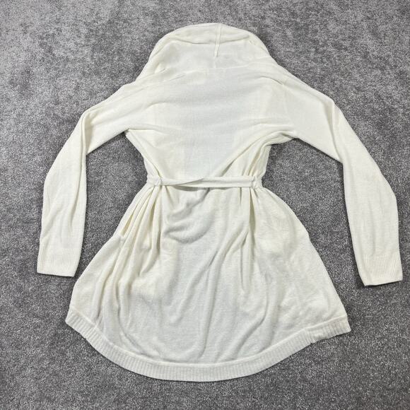 Barefoot Dreams Sweater Womens Small Wrap Pockets Cozychic Ultra Lite Ivory - Picture 13 of 16